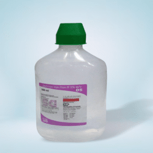 D5 – Dextrose Injection IP 5% w/v (500 ml)